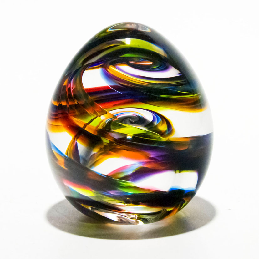 Helix Paperweights | Little River HotGlass Studio